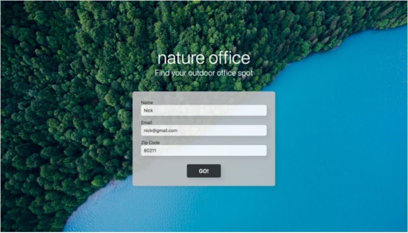 Screenshot detail for project Nature Office