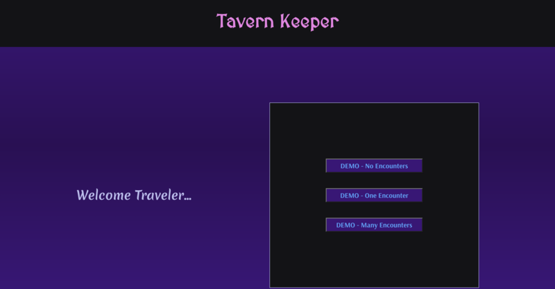 Screenshot detail for project Tavern Keeper