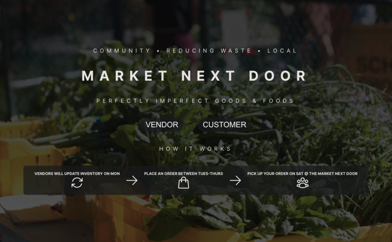 Screenshot detail for project The Market Next Door