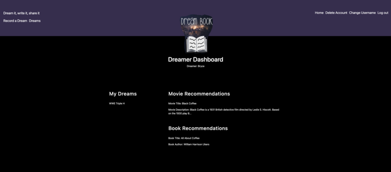 Screenshot thumbnail #3 for project DreamBook