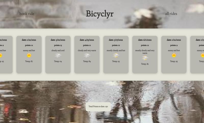 Screenshot thumbnail #2 for project Bicyclyr