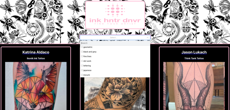 Screenshot thumbnail #2 for project ink hntr dnvr