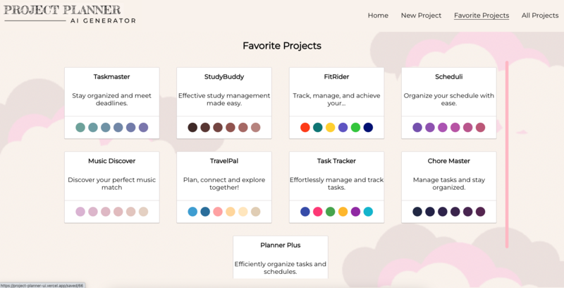 Screenshot thumbnail #3 for project Ai Project Planner