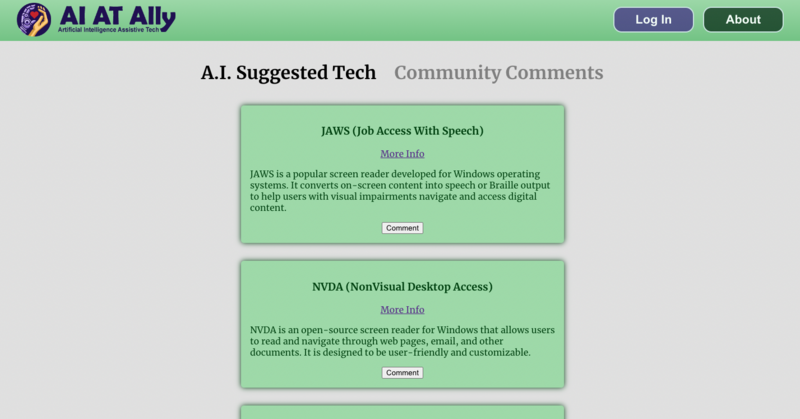Screenshot thumbnail #3 for project Assistive Technology