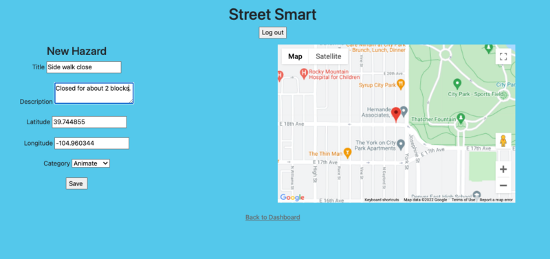 Screenshot thumbnail #2 for project StreetSmart