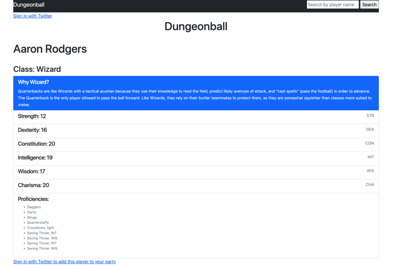 Screenshot detail for project Dungeonball