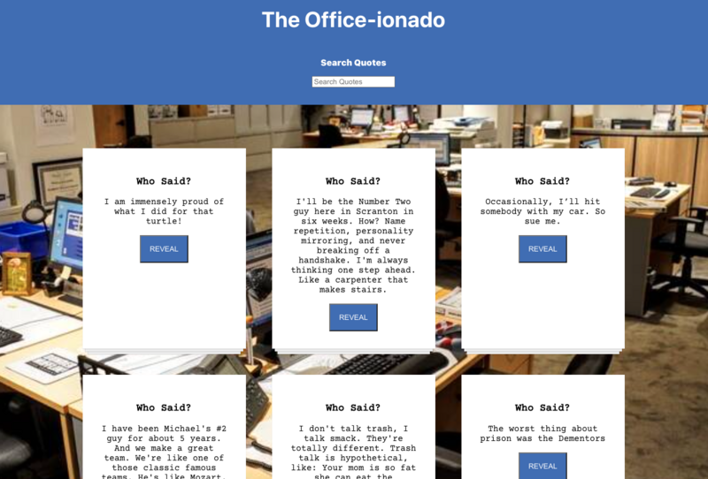 Screenshot thumbnail #2 for project The Office-ionado