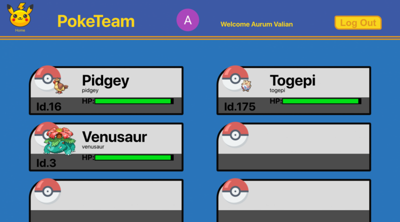 Screenshot detail for project PokeTeam