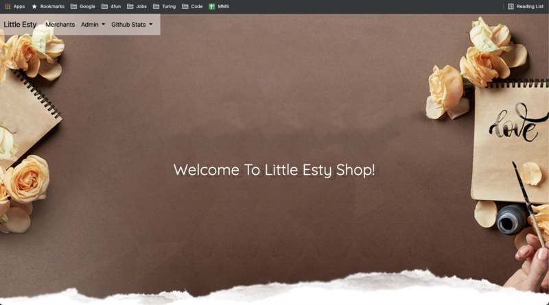 Screenshot detail for project Little Esty Shop