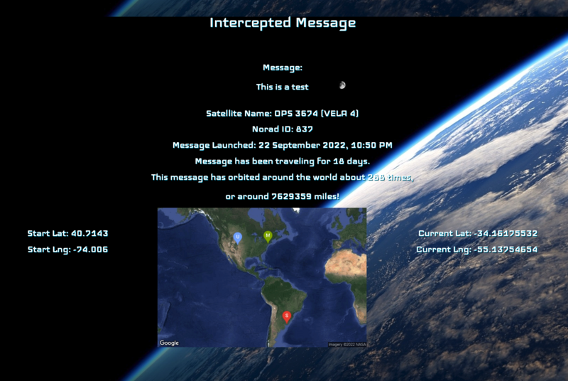 Screenshot thumbnail #3 for project Messages from the Stars