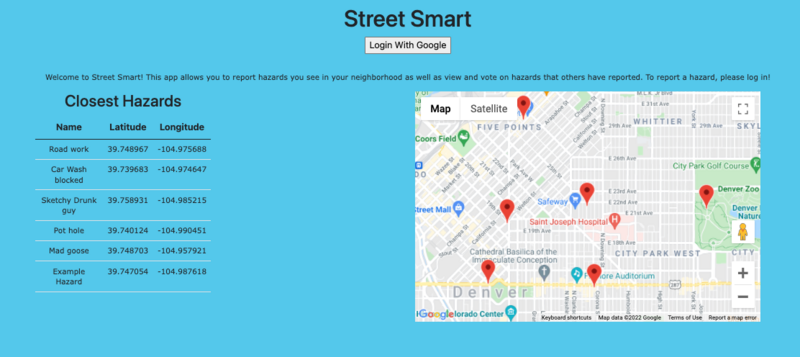 Screenshot thumbnail #1 for project StreetSmart