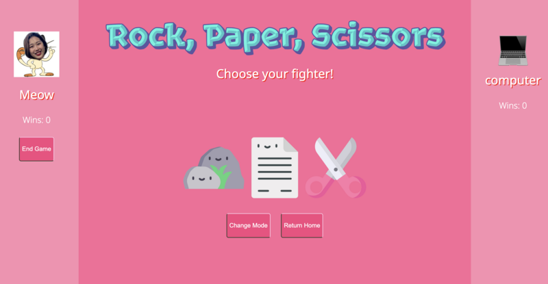Screenshot thumbnail #3 for project Rock Paper Scissors