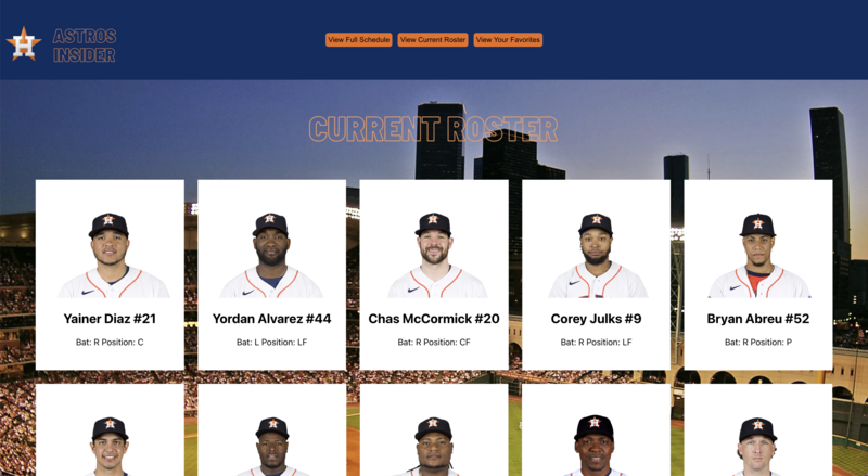 Screenshot thumbnail #2 for project Astros Insider