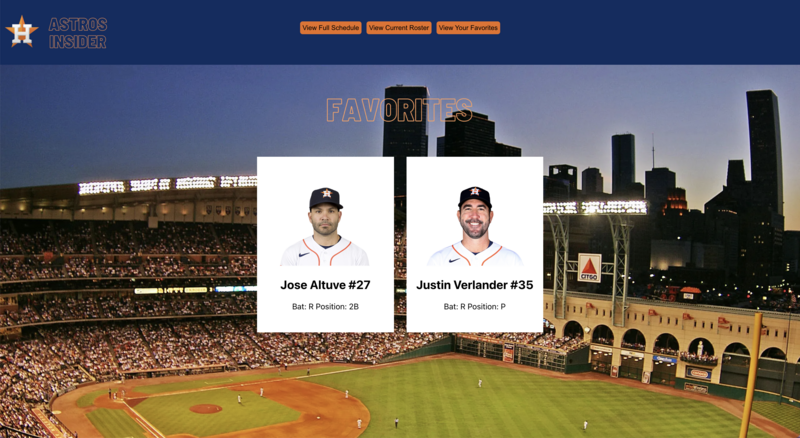 Screenshot thumbnail #3 for project Astros Insider