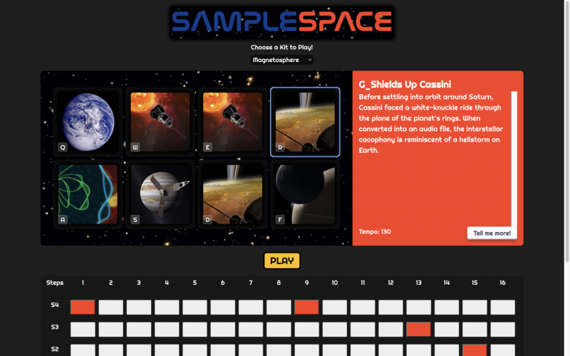 Screenshot thumbnail #1 for project SampleSpace - Demo Comp Nominee