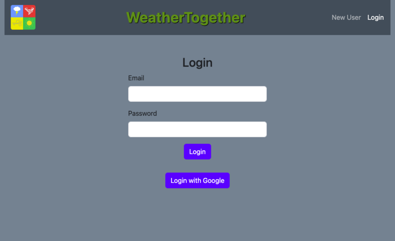 Screenshot detail for project Weather Together
