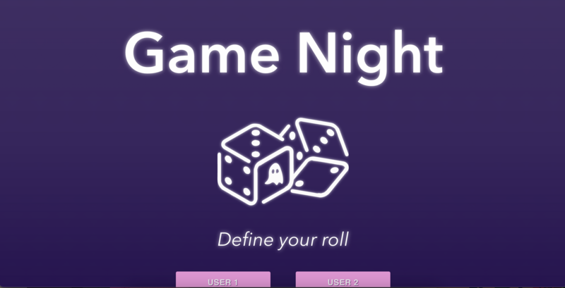Screenshot detail for project Game Night