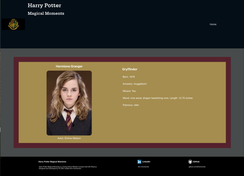 Screenshot thumbnail #2 for project Harry Potter Magical Moments