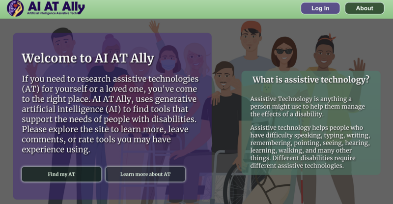 Screenshot detail for project Assistive Tech Finder