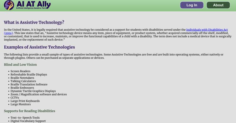 Screenshot thumbnail #4 for project Assistive Tech Finder