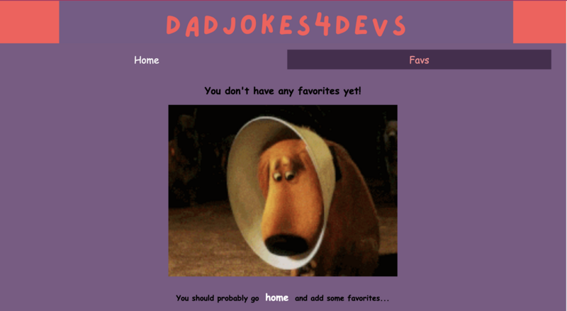Screenshot thumbnail #3 for project DadJokes4Devs