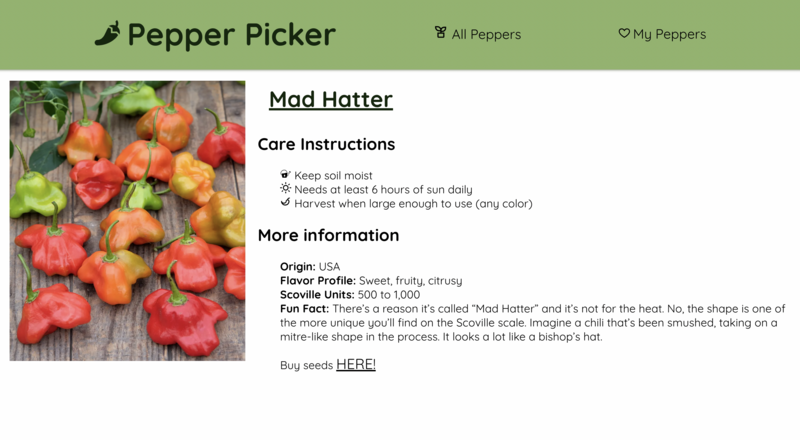 Screenshot thumbnail #2 for project Pepper Picker
