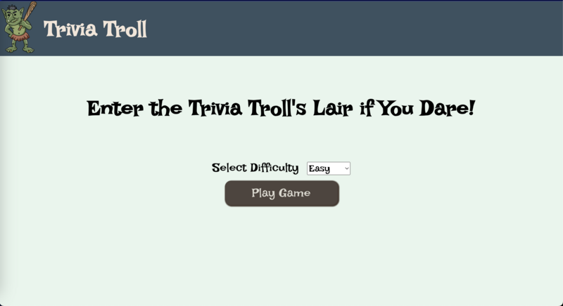 Screenshot thumbnail #2 for project Trivia Troll