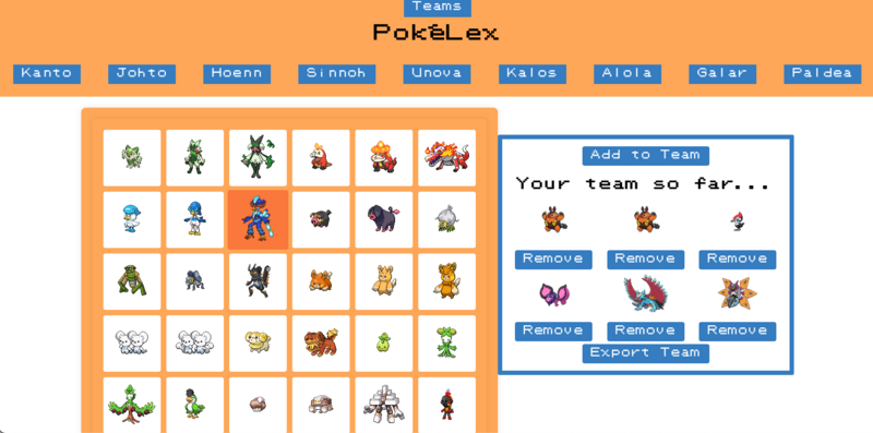 Screenshot thumbnail #2 for project PokeLex