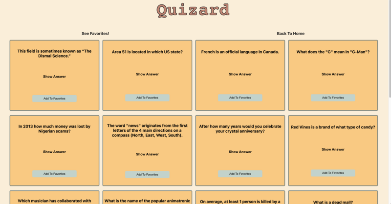 Screenshot thumbnail #2 for project Quizard