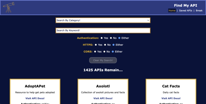 Screenshot thumbnail #2 for project Find My API