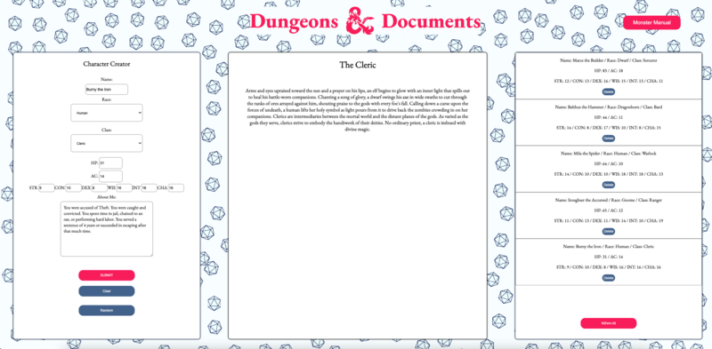 Screenshot thumbnail #2 for project Dungeons & Documents