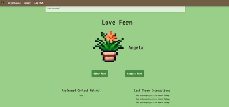 Screenshot thumbnail #4 for project Love Fern