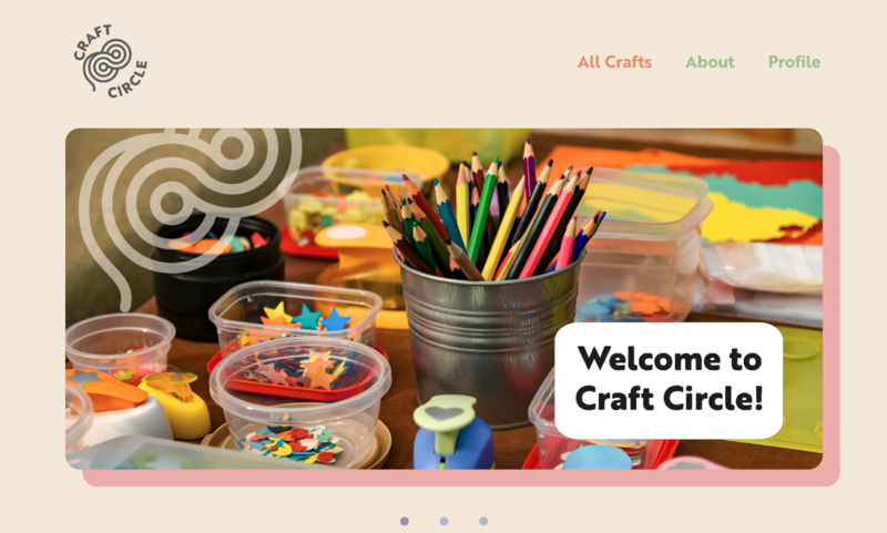 Screenshot thumbnail #1 for project Craft Circle