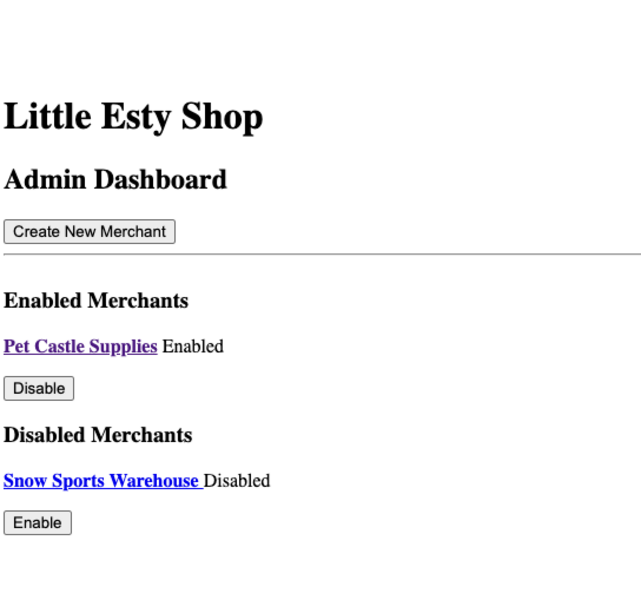 Screenshot thumbnail #3 for project Little Esty Shop