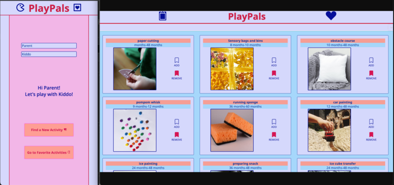 Screenshot detail for project PlayPals