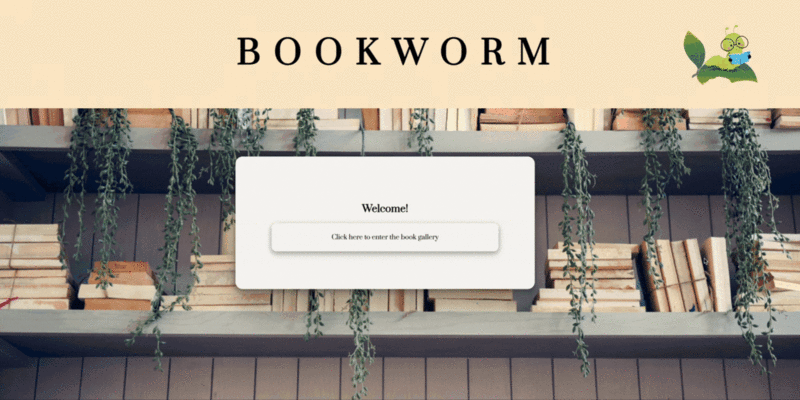Screenshot thumbnail #1 for project Bookworm