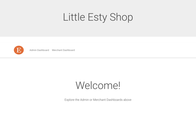 Screenshot detail for project Little Esty Shop Bulk Discounts