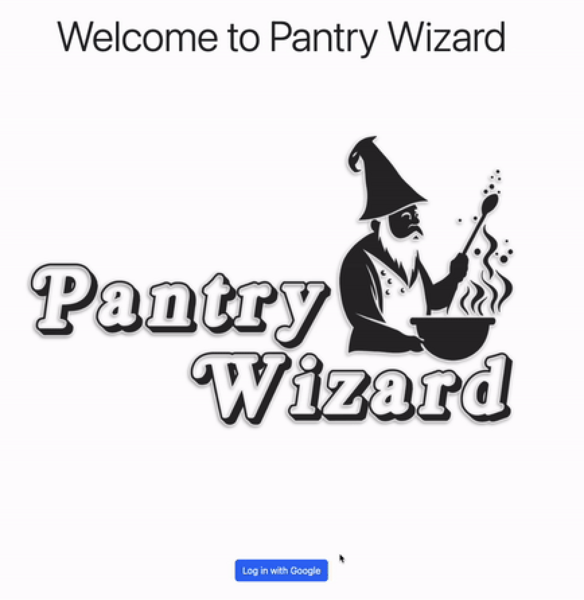 Screenshot detail for project Pantry Wizard