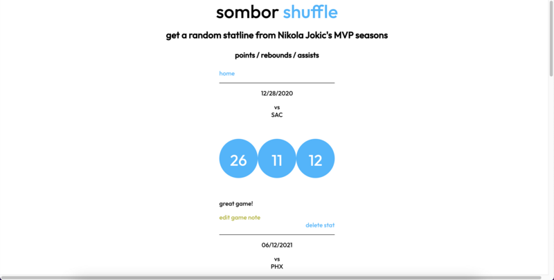 Screenshot thumbnail #2 for project sombor shuffle