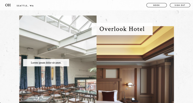 Screenshot detail for project Overlook Hotel