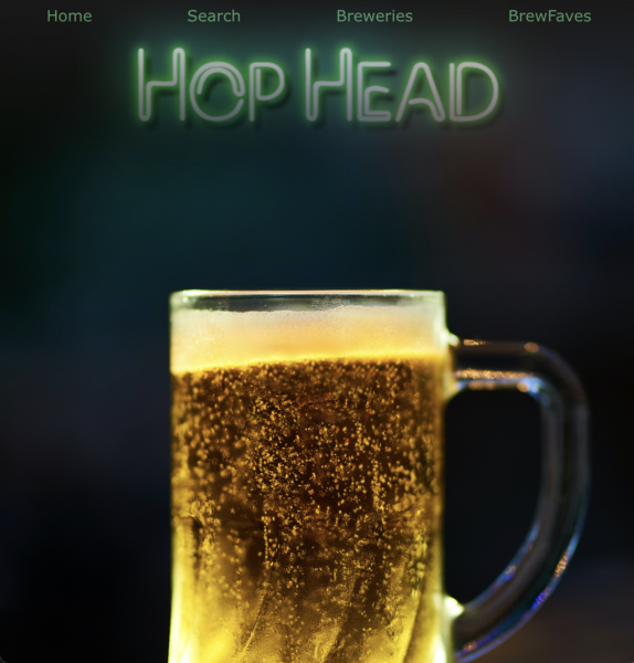 Screenshot detail for project HopHead