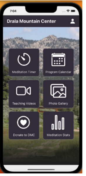 Screenshot thumbnail #2 for project Meditation App for Drala Mountain Center