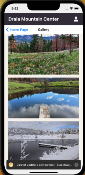 Screenshot thumbnail #3 for project Meditation App for Drala Mountain Center