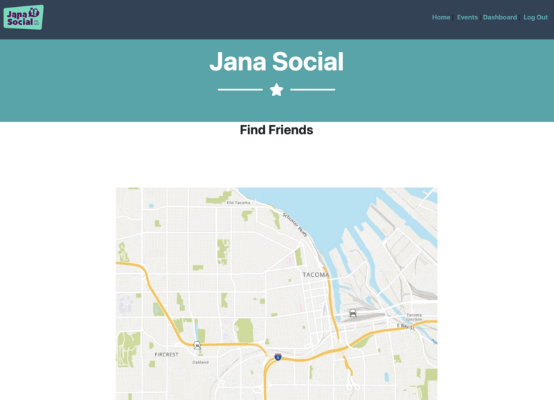 Screenshot thumbnail #2 for project Jana Social