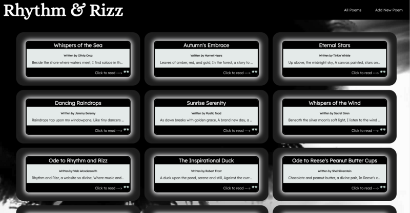 Screenshot detail for project Rhythm & Rizz