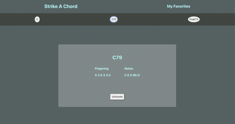 Screenshot thumbnail #3 for project Guitar Chords App