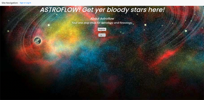 Screenshot detail for project AstroFlow
