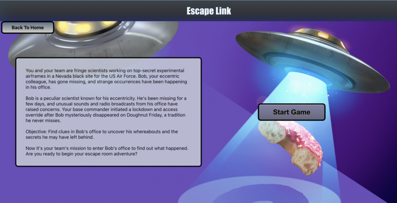 Screenshot detail for project EscapeLink
