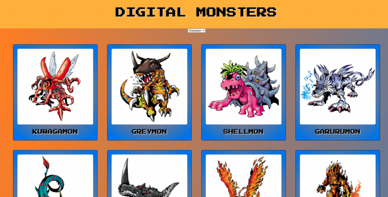 Screenshot thumbnail #2 for project Digital Monsters