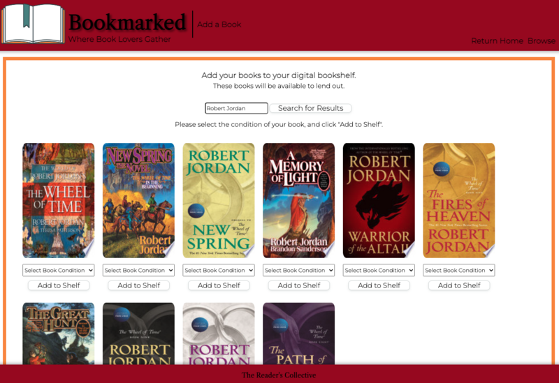 Screenshot thumbnail #3 for project Bookmarked